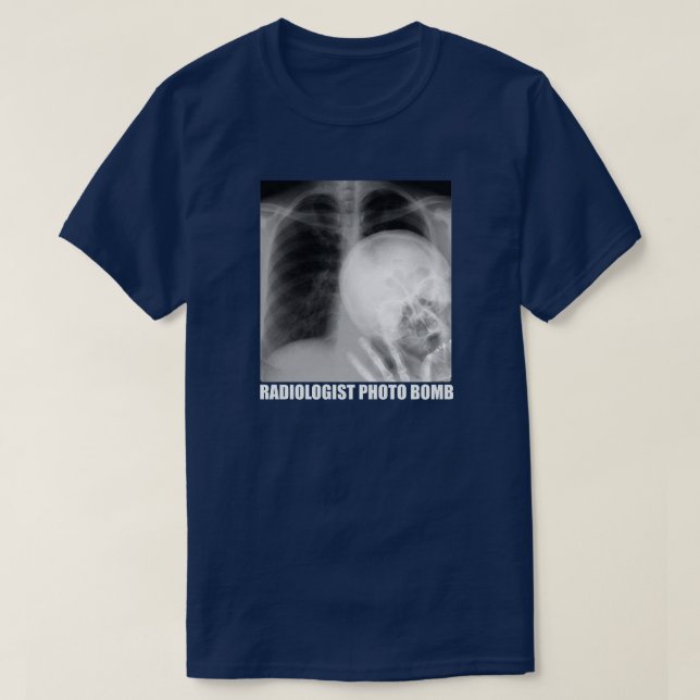 T-SHIRT BOMBE DE PHOTO DE RADIOLOGUE (Design devant)