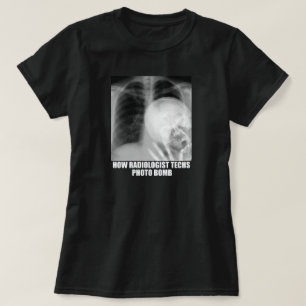 T-SHIRT BOMBE PHOTO RADIOLOGISTE