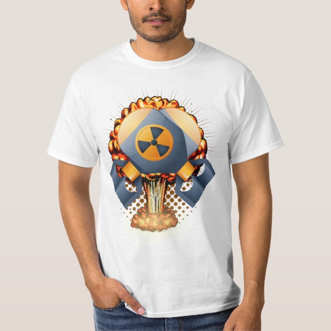 T-shirt Bombes atomiques - Explosion atomique - Nuage en c (Devant)