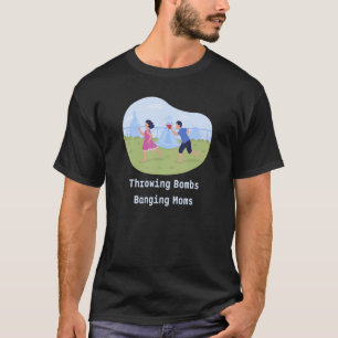 T-shirt Bombes Bombarder Moms Football Design