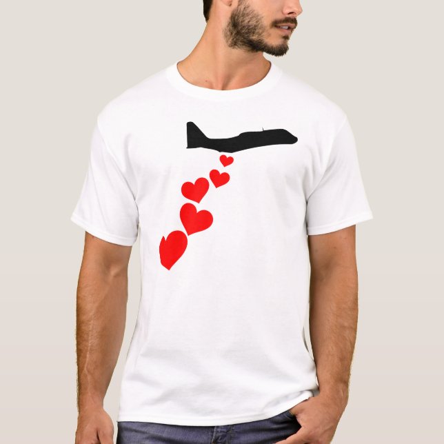 T-shirt Bombes d'amour de Droppin (Devant)
