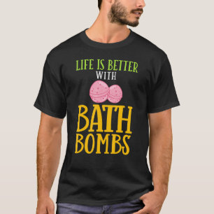 T-shirt Bombes De Bain Faisant Bombe Bombe Bubble Lavender