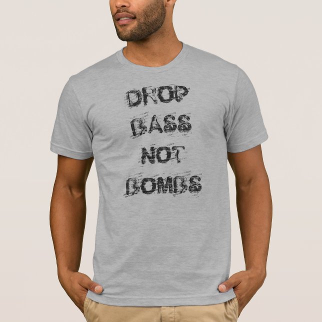T-shirt Bombes de basse de baisse pas (Devant)