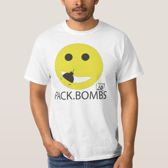 T-shirt Bombes de paquet de Laxsauce (Devant)
