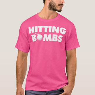 T-shirt Bombes frappées Noir