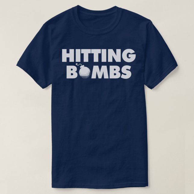 T-shirt Bombes frappées Noir (Design devant)