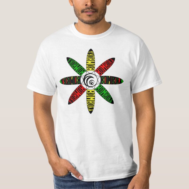 T-shirt Bombora Rasta en spirale (Devant)