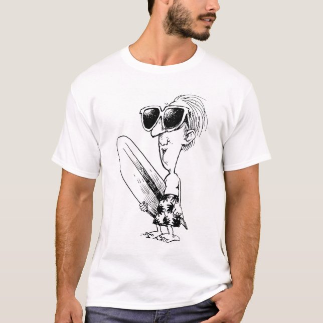 T-shirt Bon à rien de plage (Devant)