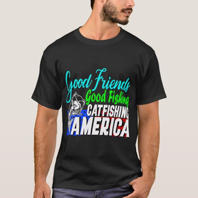 T-shirt Bon ami bonne pêche (Devant)