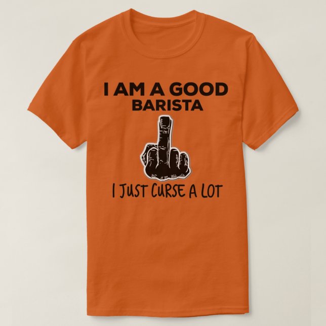 T-shirt Bon Barista drôle design (Design devant)
