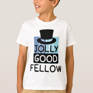 T-shirt Bon camarade gai avec des nuances de bleu