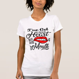 T-shirt Bon Coeur, mais cette bouche