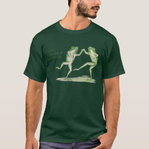 T-shirt Bon cru de danse de grenouilles de temps