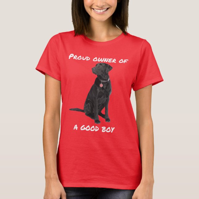 T-shirt Bon Garçon Black Lab (Devant)