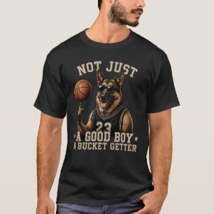 T-shirt Bon garçon seau getter Basketball Berger allemand 