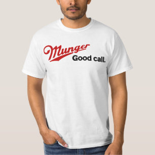 T-shirt Bon GIF 2007 d'appel de Munger