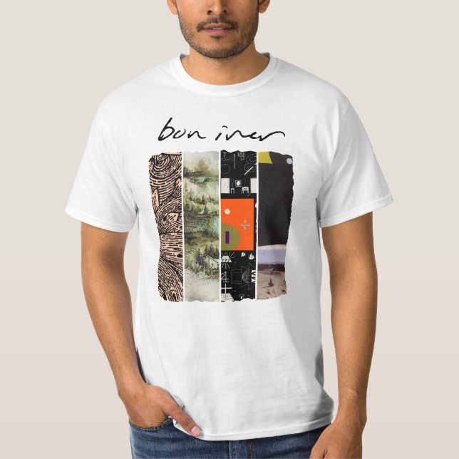 T-shirt Bon Iver - Discography (Devant)