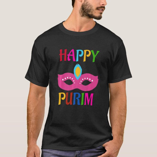 T-shirt Bon Masque Purim (Devant)