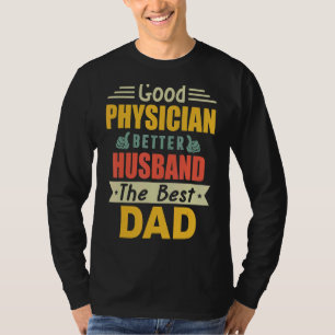 T-shirt Bon Médecin Meilleur Mari Meilleur Père Pour Gras