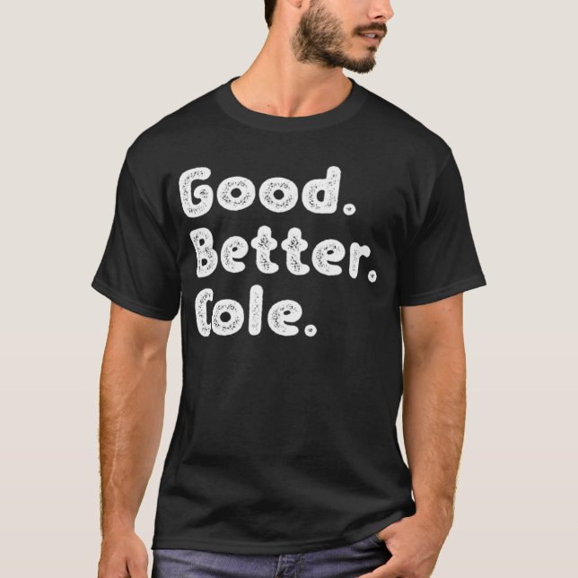 T-shirt Bon meilleur Cole (Devant)