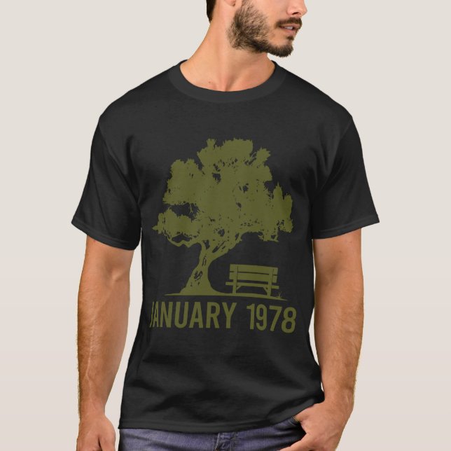 T-shirt Bon moment - Janvier 1978 (Devant)