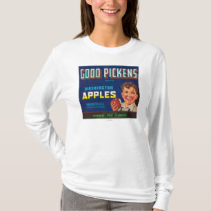 T-shirt Bon Pickens Apple marquent - le cachemire, WA