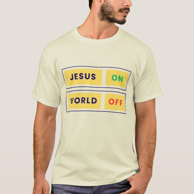 T-shirt Bon sang, ON. Monde, OFF. (Devant)