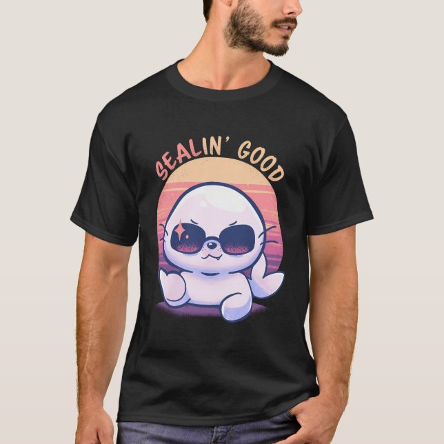 T-shirt Bon Sealin - Sceau d'été (Devant)