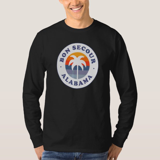 T-shirt Bon Secour Beach Alabama Al Gulf Coast Souvenir Va (Devant)