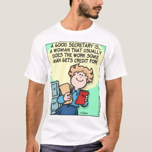T-shirt Bon secrétaire