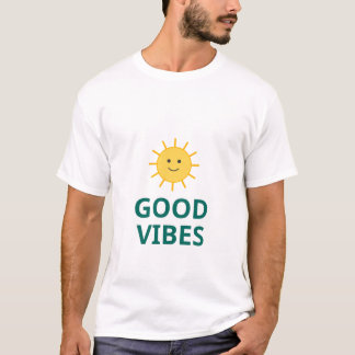T-Shirt Bon Soleil Bonnes Vibrations | Soleil D'ét