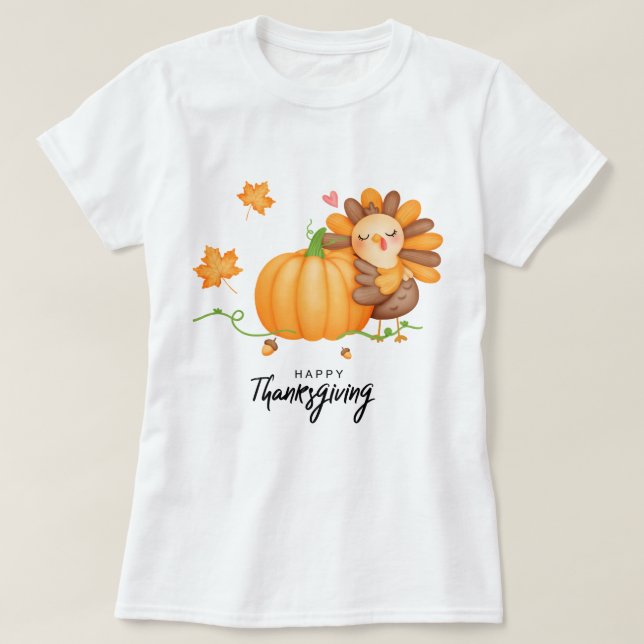 T-shirt bon thanksgiving (Design devant)