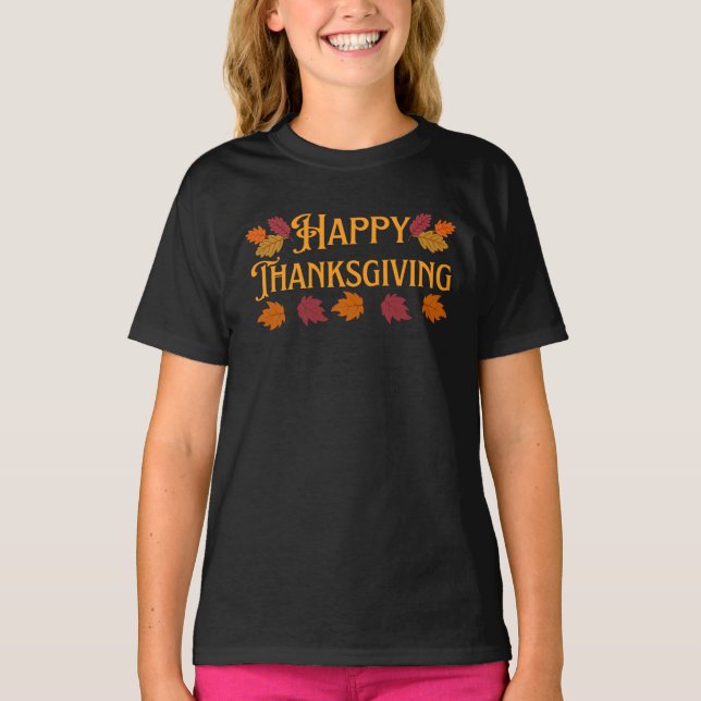 T-shirt bon thanksgiving (Devant)