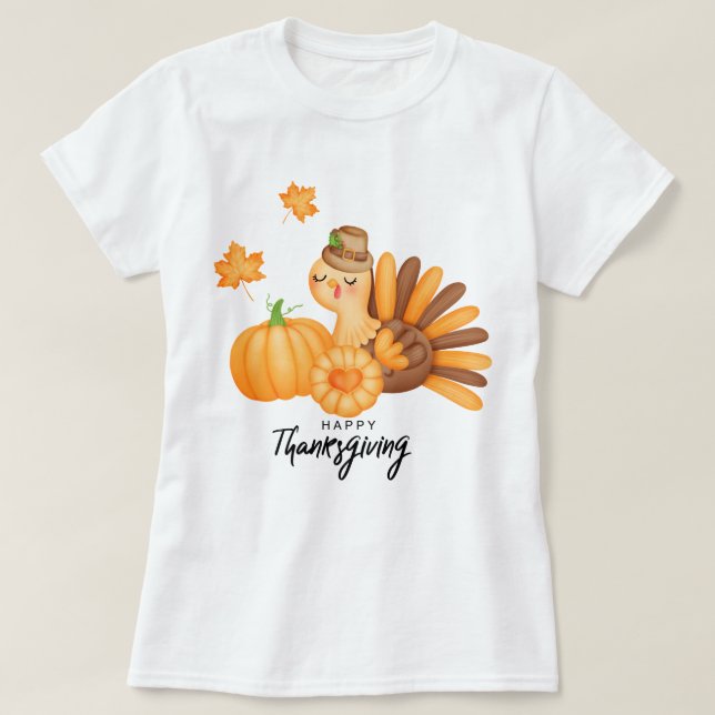 T-shirt bon thanksgiving (Design devant)