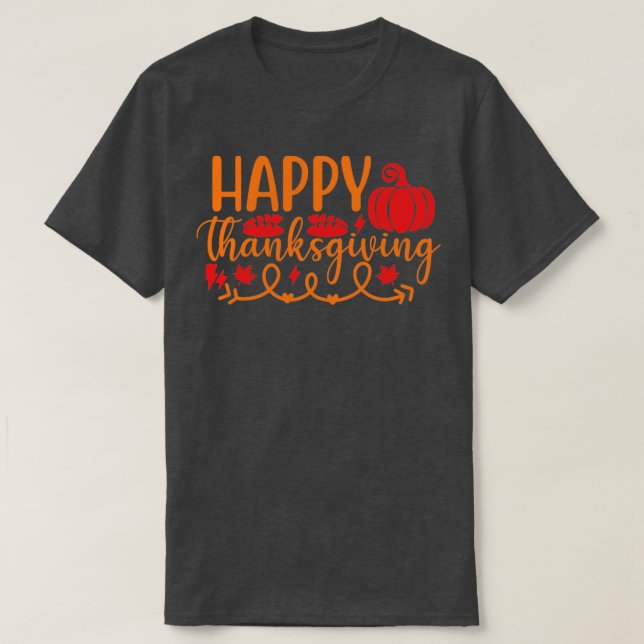 T-shirt Bon thanksgiving21 (Design devant)