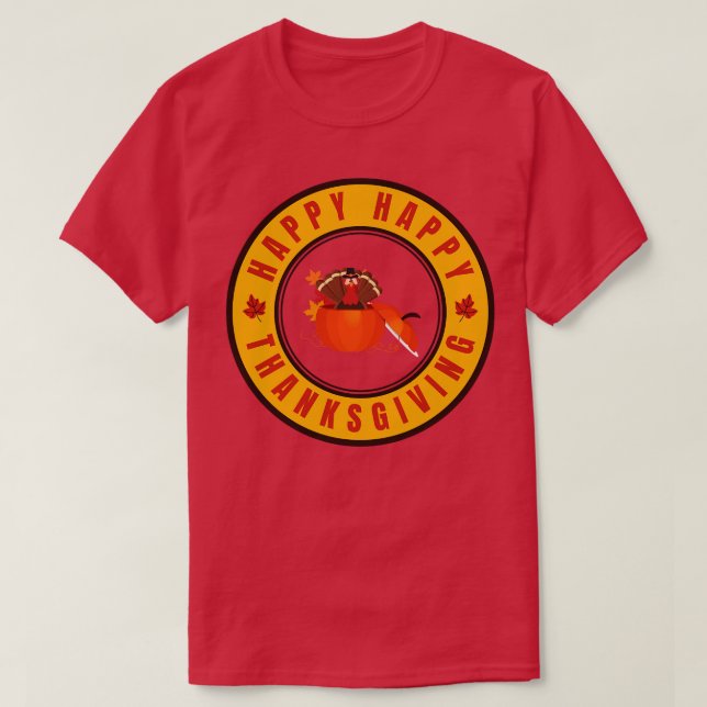 T-SHIRT BON THANKSGIVING 4 (Design devant)