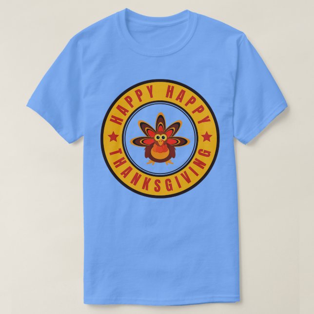 T-SHIRT BON THANKSGIVING 6 (Design devant)