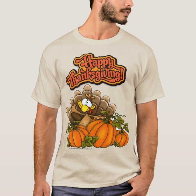 T-shirt bon thanksgiving amusant (Devant)