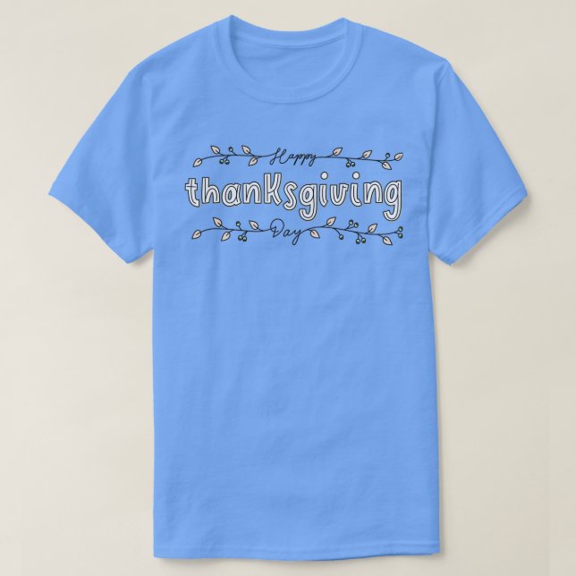 T-shirt Bon thanksgiving Cadeau Conception pour maman ou f (Design devant)