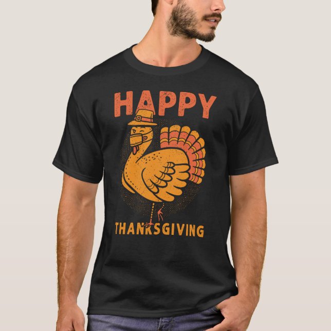 T-shirt Bon thanksgiving de jumelage des enfants en famill (Devant)