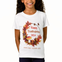 Bon thanksgiving des feuilles d'automne personnali