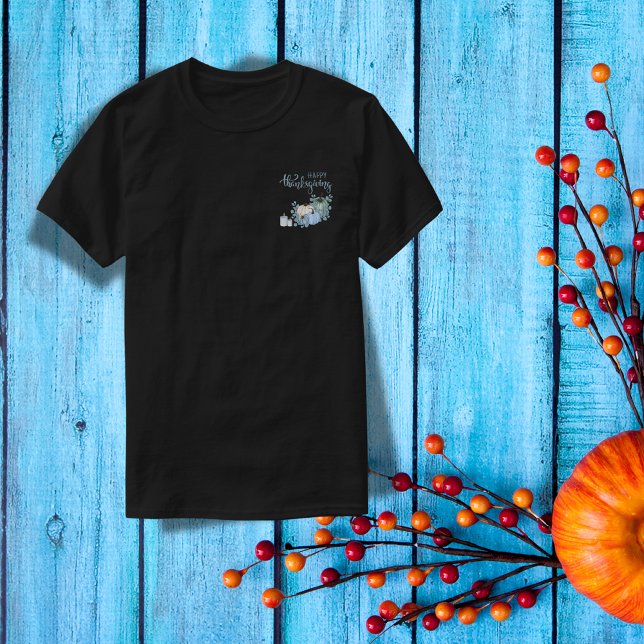 T-shirt Bon thanksgiving en bleu | SWEATSHIRT (Créateur téléchargé)