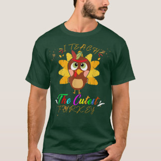 T-shirt Bon thanksgiving Enseignant Classe Turquie Drôle