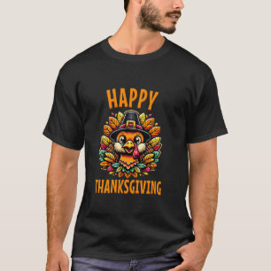 T-shirt Bon thanksgiving Funny dindon Dîner en famille