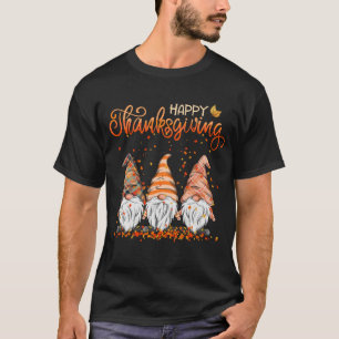 T-shirt Bon thanksgiving Gnome Automne Automne Gnomes Auto
