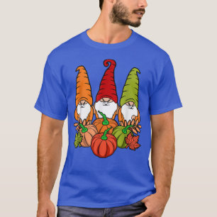 T-shirt Bon thanksgiving Gnomes Citrouille Famille Hommes