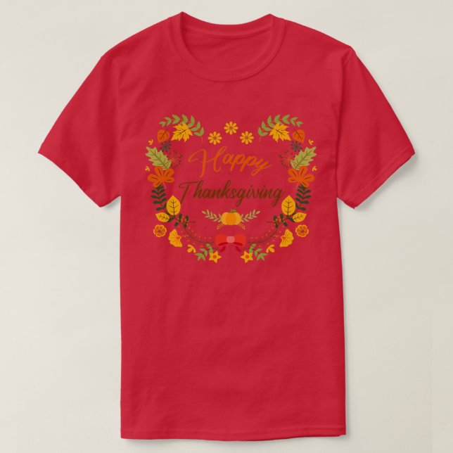 T-shirt bon thanksgiving jour 82 (Design devant)