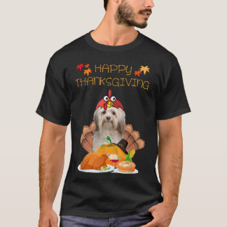 T-shirt Bon thanksgiving Jour Havanais Cadeaux Chien Drôle