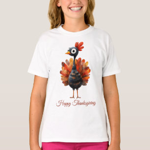 T-shirt Bon thanksgiving mignon Bébé coloré Turquie