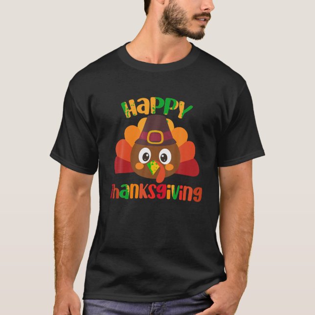 T-shirt Bon thanksgiving Turquie Cadeaux de pèlerinage Fal (Devant)